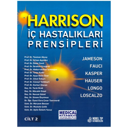 Harrison İç Hastalıkları Prensipleri 2022 Cilt: 1-2